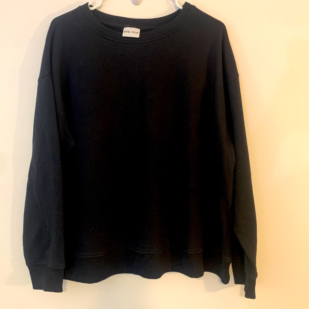 Womens New without tags Plus Size Ava Viv Black Sweetheart size 1X